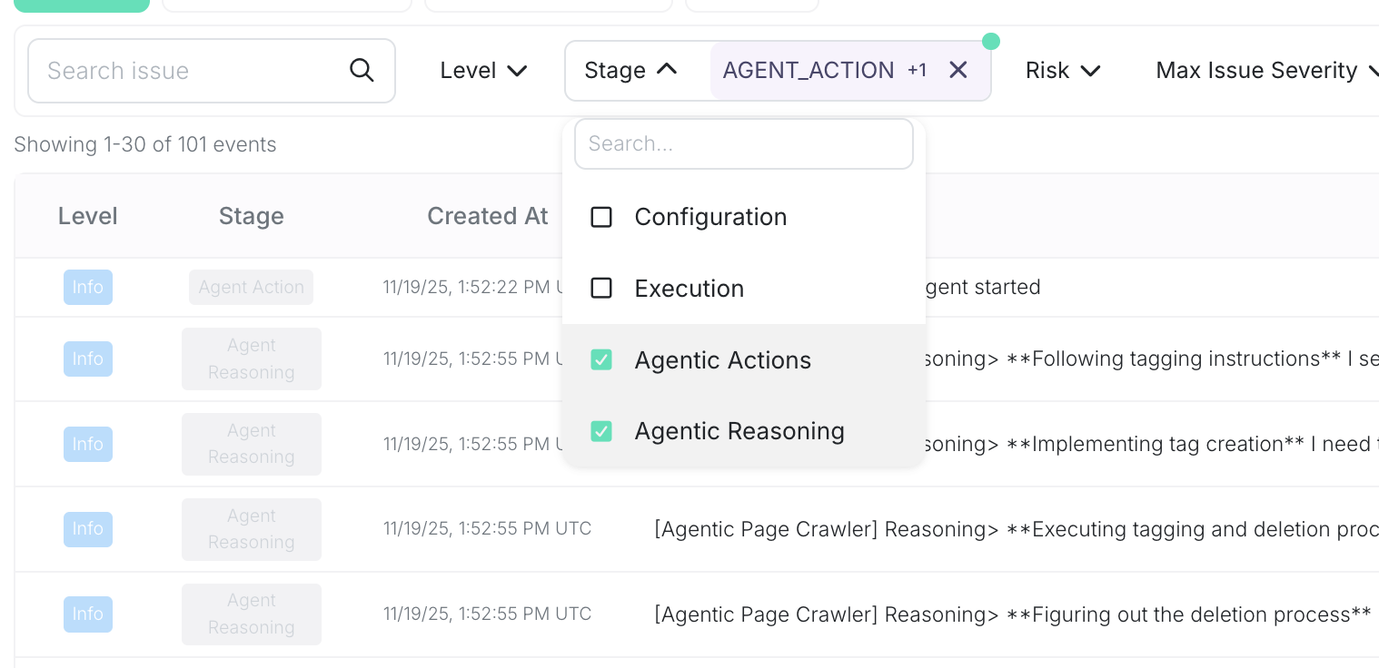 Agentic Page Crawler Logs